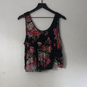 Floral tank top